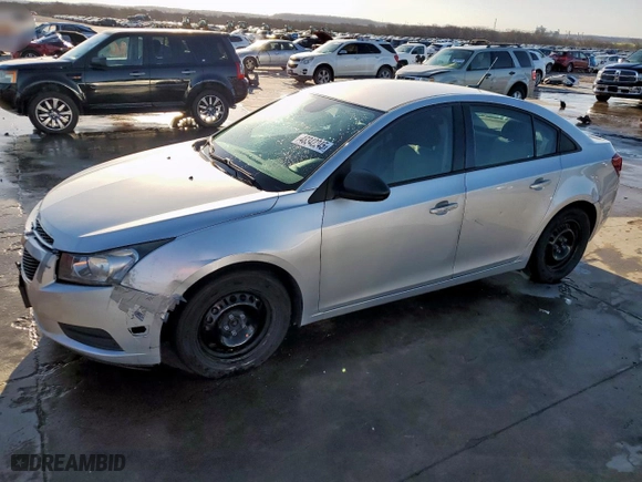 2014 Chevrolet Cruze LS with VIN 1G1PA5SH0E7487221, listed as a Copart auction lot 48342245 with 134,240 mi miles and Salvage Title. Bid and sale history available at carsss.com. Image 1.