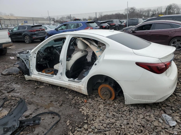 2020 Infiniti Q50 RED SPORT 400 with VIN JN1FV7AP3LM630188, listed as a Copart auction lot 44152815 with NaN miles and Salvage Title. Bid and sale history available at carsss.com. Image 2.