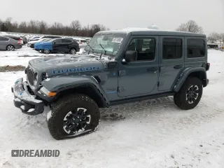 2024 Jeep Wrangler Rubicon with VIN 1C4RJXR66RW237347, listed as a Copart auction lot 88774995 with 18,018 mi miles and Salvage Title. Bid and sale history available at DreamBid. Image 1.