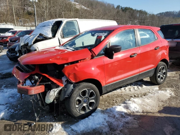 2020 Ford EcoSport S with VIN MAJ6S3FL6LC386360, listed as a Copart auction lot 88342265 with 79,883 mi miles and Salvage Title. Bid and sale history available at DreamBid. Image 1.