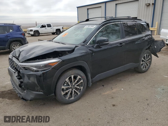 2024 Toyota Corolla Cross XLE with VIN 7MUDAABG2RV107422, listed as a Copart auction lot 47667095 with 8,579 mi miles and Salvage title. Bid and sale history available at DreamBid. Image 1.