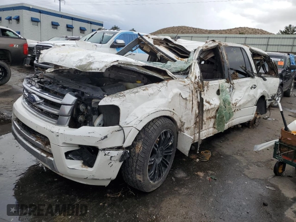 2017 Ford Expedition Max Platinum with VIN 1FMJK1LT7HEA37163, listed as a Copart auction lot 78303554 with Not provided miles and Salvage title. Bid and sale history available at DreamBid. Image 1.