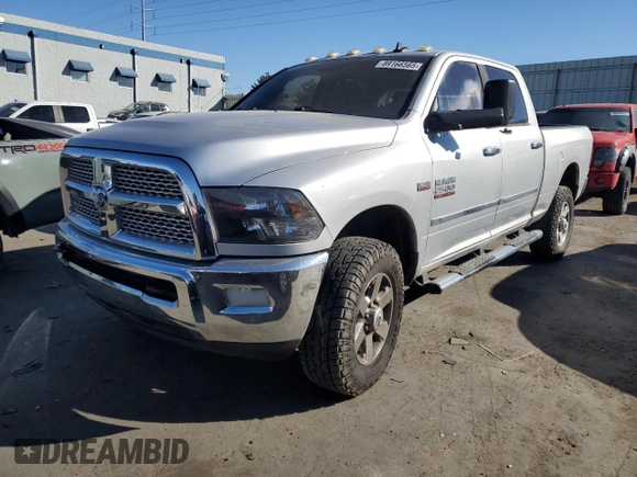 2015 Ram 2500 Big Horn with VIN 3C6UR5DJ4FG501301, listed as a Copart auction lot 89166565 with 222,299 mi miles and Salvage title. Bid and sale history available at DreamBid. Image 1.