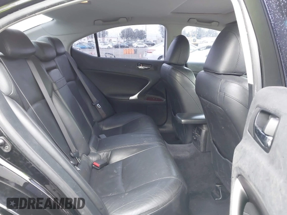2007 Lexus IS 250 with VIN JTHBK262775030194, listed as a IAAI auction lot 41880918 with 159,521 mi miles and . Bid and sale history available at carsss.com. Image 8.