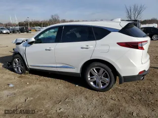 2020 Acura RDX w/Advance Pkg with VIN 5J8TC2H76LL019710, listed as a Copart auction lot 46147875 with 34,190 mi miles and Salvage Title. Bid and sale history available at carsss.com. Image 2.