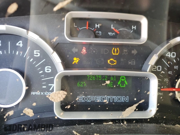 2012 Ford Expedition EL XL with VIN 1FMJK1G56CEF65068, listed as a Copart auction lot 84902754 with 72,675 mi miles and Salvage Title. Bid and sale history available at carsss.com. Image 9.