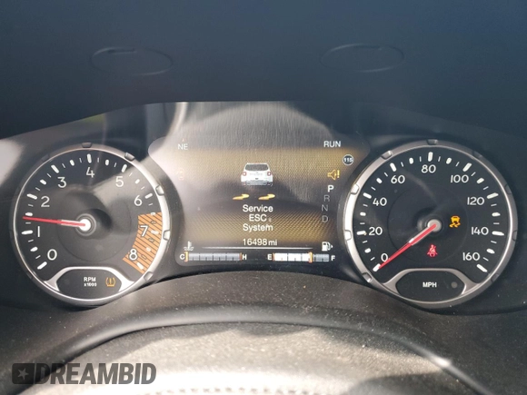 2021 Jeep Renegade 80th Anniversary with VIN ZACNJDBB4MPN24578, listed as a Copart auction lot 45059845 with 16,498 mi miles and Salvage title. Bid and sale history available at DreamBid. Image 9.