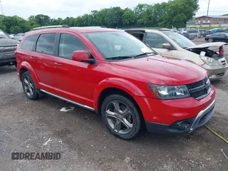 2016 Dodge Journey Crossroad z VIN 3C4PDCGB7GT220616, wystawiony jako IAAI lot #42501357 z przebiegiem 158 803 mil mil oraz . Historia ofert i sprzedaży dostępna na DreamBid. Obrazek 1.