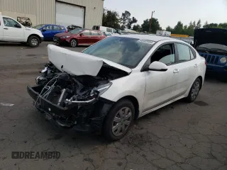 2022 Kia Rio LX with VIN 3KPA24AD2NE483349, listed as a Copart auction lot 66582994 with 0 mi miles and Salvage Title. Bid and sale history available at carsss.com. Image 1.