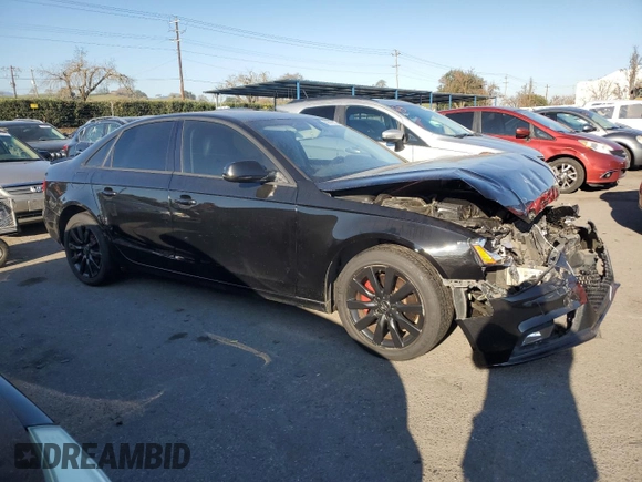 2014 Audi A4 Premium with VIN WAUAFAFL3EN019627, listed as a Copart auction lot 89327035 with 113,023 mi miles and Salvage Title. Bid and sale history available at carsss.com. Image 4.