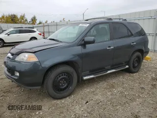 2004 Acura MDX Touring Pkg with VIN 2HNYD18604H000551, listed as a Copart auction lot 73553704 with 247,080 mi miles and Salvage Title. Bid and sale history available at carsss.com. Image 1.