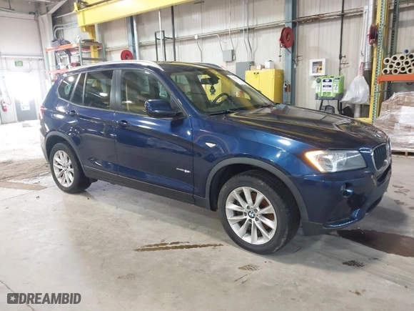 2013 BMW X3 xDrive28i with VIN 5UXWX9C54D0A11981, listed as a IAAI auction lot 41998776 with 89,196 mi miles. Bid and sale history available at carsss.com. Image 1.
