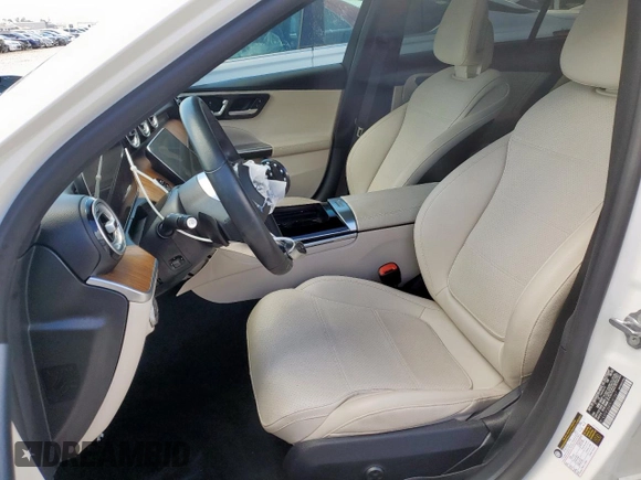 2023 Mercedes-Benz C 300 with VIN W1KAF4GB4PR141067, listed as a Copart auction lot 58231185 with 16,405 mi miles and Salvage title. Bid and sale history available at DreamBid. Image 7.