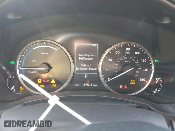 2021 Lexus NX with VIN JTJDJRDZ6M5015183, listed as a Copart auction lot 45123335 with 37,511 mi miles and Salvage Title. Bid and sale history available at carsss.com. Image 9.