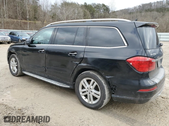 2015 Mercedes-Benz GL-Class GL 450 with VIN 4JGDF6EE3FA483957, listed as a Copart auction lot 82312843 with 110,427 mi miles. Bid and sale history available at carsss.com. Image 2.