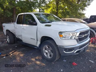 2021 Ram 1500 Big Horn with VIN 1C6SRFBT7MN829253, listed as a IAAI auction lot 42727209 with 66,265 mi miles and . Bid and sale history available at DreamBid. Image 1.