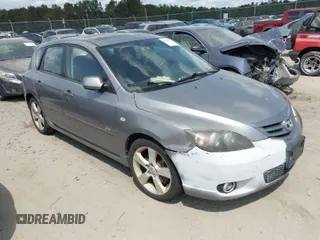 2005 Mazda 3 s with VIN JM1BK343151259901, listed as a IAAI auction lot 42028513 with 209,689 mi miles. Bid and sale history available at carsss.com. Image 1.