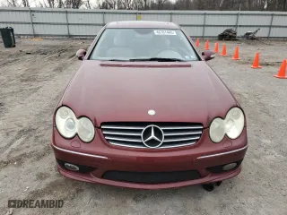 2003 Mercedes-Benz CLK-Class 5.0L with VIN WDBTJ75J83F022638, listed as a Copart auction lot 46781465 with 187,121 mi miles and Salvage Title. Bid and sale history available at carsss.com. Image 5.