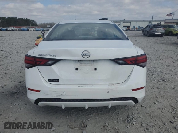 2024 Nissan Sentra S with VIN 3N1AB8BV6RY249706, listed as a Copart auction lot 47398675 with 15,839 mi miles and Salvage Title. Bid and sale history available at DreamBid. Image 6.