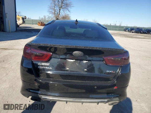 2014 Kia Optima SX Turbo with VIN 5XXGR4A68EG334376, listed as a Copart auction lot 89090345 with 125,929 mi miles and Salvage title. Bid and sale history available at DreamBid. Image 6.