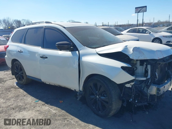 2018 Nissan Pathfinder SL with VIN 5N1DR2MN1JC632199, listed as a IAAI auction lot 41295669 with 174,477 mi miles. Bid and sale history available at carsss.com. Image 14.