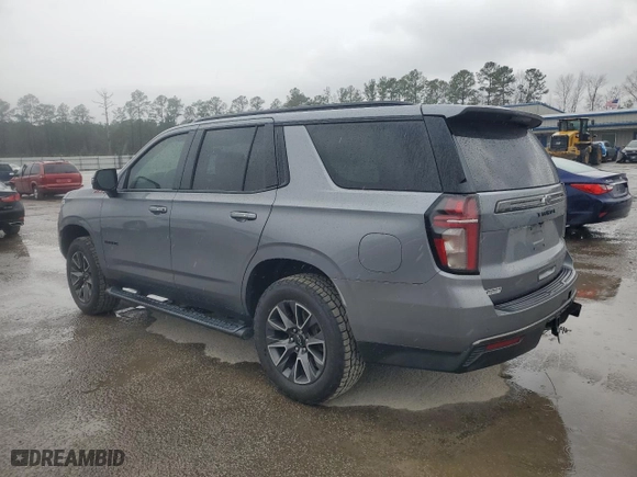 2021 Chevrolet Tahoe Z71 with VIN 1GNSKPKD5MR304512, listed as a Copart auction lot 44765675 with 84,197 mi miles and Salvage Title. Bid and sale history available at carsss.com. Image 2.