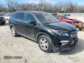 2016 Honda Pilot LX with VIN 5FNYF5H12GB030768, listed as a Copart auction lot 46689545 with 143,471 mi miles and Salvage Title. Bid and sale history available at DreamBid. Image 4.