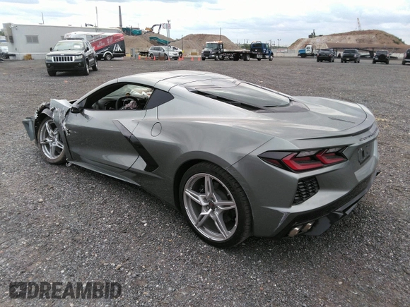 2023 Chevrolet Corvette 1LT with VIN 1G1YA2D43P5121118, listed as a IAAI auction lot 37187230 with 2,094 mi miles and . Bid and sale history available at DreamBid. Image 3.