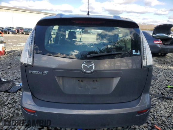 2009 Mazda 5 Sport with VIN JM1CR29L090358157, listed as a Copart auction lot 87040574 with 197,223 mi miles and Salvage title. Bid and sale history available at DreamBid. Image 6.