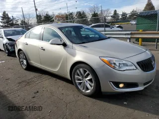 2014 Buick Regal Premium I with VIN 2G4GN5EX3E9247881, listed as a Copart auction lot 85593984 with 121,848 mi miles and Salvage Title. Bid and sale history available at DreamBid. Image 4.