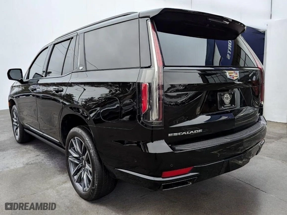 2023 Cadillac Escalade 4WD Sport with VIN 1GYS4FKL2PR2306XX, listed as a Copart auction lot 53190975 with 46,414 mi miles and Clean Title. Bid and sale history available at carsss.com. Image 3.