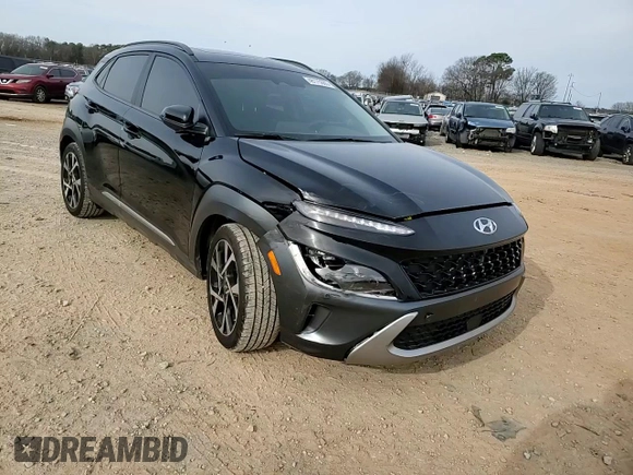 2023 Hyundai Kona Limited with VIN KM8K53A3XPU044395, listed as a Copart auction lot 48175665 with 16,971 mi miles and Salvage Title. Bid and sale history available at carsss.com. Image 11.
