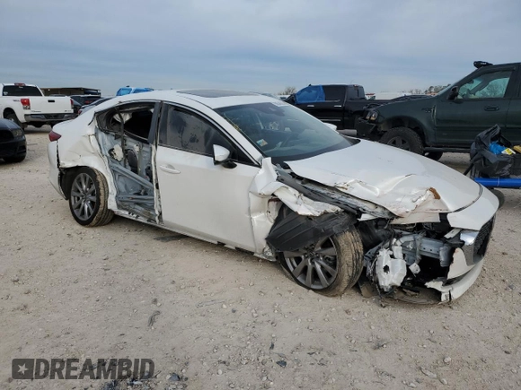 2023 Mazda 3 S Premium with VIN 3MZBPBDM4PM379568, listed as a Copart auction lot 88546265 with 11,420 mi miles and Salvage title. Bid and sale history available at DreamBid. Image 4.