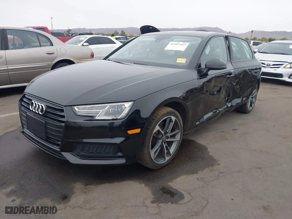 2019 Audi A4 Premium with VIN WAUGMAF45KN021738, listed as a IAAI auction lot 41583455 with 53,337 mi miles. Bid and sale history available at carsss.com. Image 17.