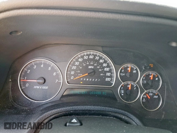 2007 GMC Envoy SLE with VIN 1GKDS13S372124376, listed as a Copart auction lot 50885725 with 163,488 mi miles and Salvage Title. Bid and sale history available at carsss.com. Image 9.
