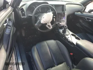 2017 Infiniti Q60 Premium with VIN JN1CV7EL4HM320732, listed as a Copart auction lot 85926524 with 83,261 mi miles and Salvage title. Bid and sale history available at DreamBid. Image 8.