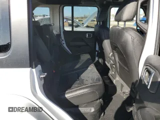 2021 Jeep Wrangler Unlimited Sahara with VIN 1C4JJXP68MW727782, listed as a Copart auction lot 44199985 with 79,861 mi miles and Salvage Title. Bid and sale history available at DreamBid. Image 11.