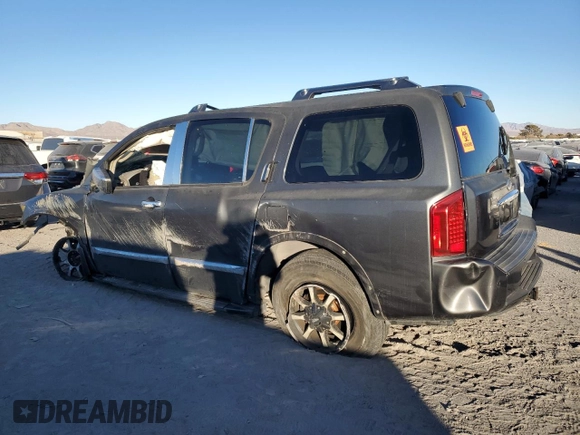 2006 Infiniti QX56 with VIN 5N3AA08C16N805519, listed as a Copart auction lot 86706524 with 152,246 mi miles and Salvage title. Bid and sale history available at DreamBid. Image 2.