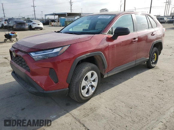 2024 Toyota RAV4 LE with VIN 2T3F1RFV9RW418225, listed as a Copart auction lot 53902595 with 23,550 mi miles and Salvage Title. Bid and sale history available at carsss.com. Image 1.