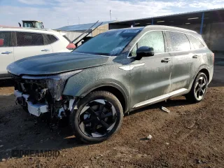 2025 Kia Sorento Hybrid EX with VIN KNDRHDJG4S5317451, listed as a Copart auction lot 45799905 with 4,377 mi miles and Salvage Title. Bid and sale history available at carsss.com. Image 1.