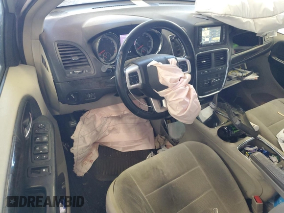 2011 Dodge Grand Caravan Crew with VIN 2D4RN5DG5BR755489, listed as a Copart auction lot 51074595 with 193,259 mi miles and Salvage Title. Bid and sale history available at DreamBid. Image 8.