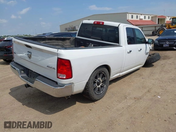 2018 Ram 1500 Big Horn with VIN 1C6RR7GT7JS106481, listed as a IAAI auction lot 42441574 with 179,700 mi miles and . Bid and sale history available at DreamBid. Image 4.