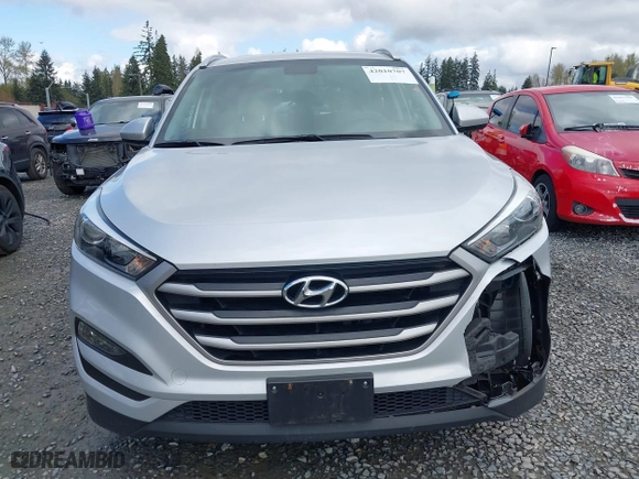 2017 Hyundai Tucson SE Plus with VIN KM8J33A40HU449337, listed as a IAAI auction lot 42010707 with 55,383 mi miles. Bid and sale history available at carsss.com. Image 13.