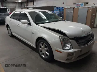 2005 Cadillac STS with VIN 1G6DC67A850183166, listed as a IAAI auction lot 41906828 with 117,731 mi miles. Bid and sale history available at carsss.com. Image 1.