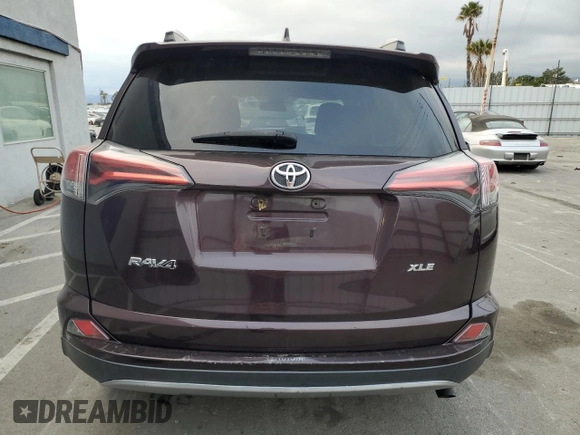 2017 Toyota RAV4 XLE with VIN 2T3WFREV0HW371653, listed as a Copart auction lot 43712935 with 96,694 mi miles and Salvage Title. Bid and sale history available at carsss.com. Image 6.