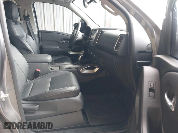 2023 Nissan Frontier SV with VIN 1N6ED1EK8PN610121, listed as a IAAI auction lot 42363879 with 25,505 mi miles and . Bid and sale history available at DreamBid. Image 5.