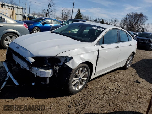 2020 Ford Fusion SE with VIN 3FA6P0HDXLR248747, listed as a Copart auction lot 49096885 with 93,836 mi miles and Non Repairable. Bid and sale history available at carsss.com. Image 1.