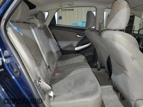 2012 Toyota Prius One with VIN JTDKN3DU5C1568395, listed as a Copart auction lot 53513075 with 217,841 mi miles and Clean Title. Bid and sale history available at DreamBid. Image 10.