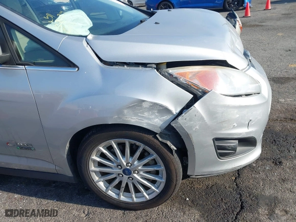2013 Ford C-Max Energi SEL with VIN 1FADP5CU6DL515510, listed as a IAAI auction lot 41180709 with 166,508 mi miles. Bid and sale history available at carsss.com. Image 12.