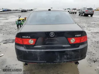 2007 Acura TSX with VIN JH4CL96877C007671, listed as a Copart auction lot 52126265 with 187,113 mi miles and Salvage Title. Bid and sale history available at carsss.com. Image 6.